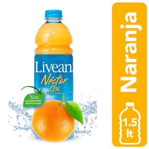 Néctar Livean Naranja Botella 1,5lt