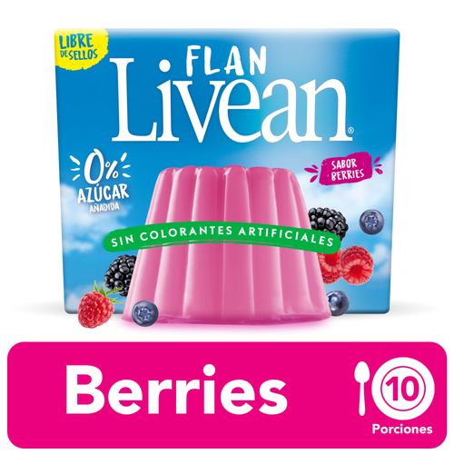 Flan Livean Berries 17g