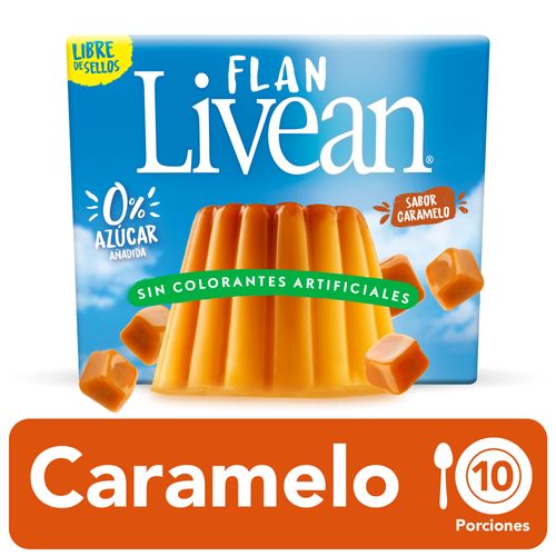 Flan Livean Caramelo 17g