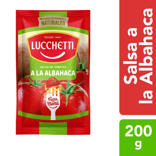 Lucchetti Salsa de Tomate Albahaca 200g