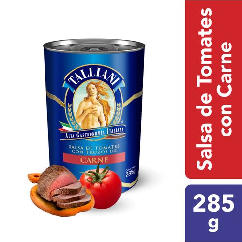 Talliani Salsa de Tomate con Carne 285g