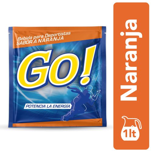 Jugo Isotonico GO Naranja 60g Display 45 unidades