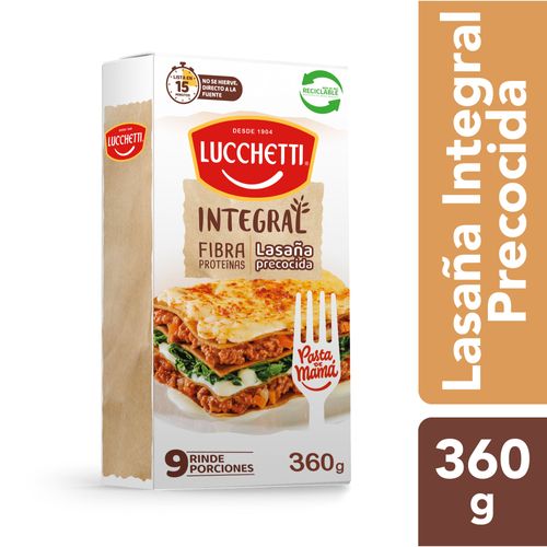 Lucchetti Lasaña Integral 360g