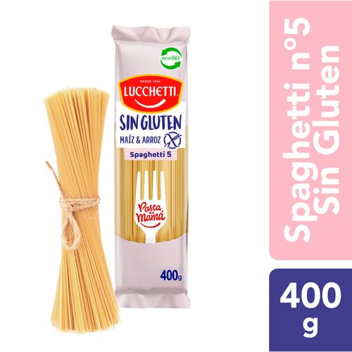 Lucchetti Spaghetti Sin Gluten 400g
