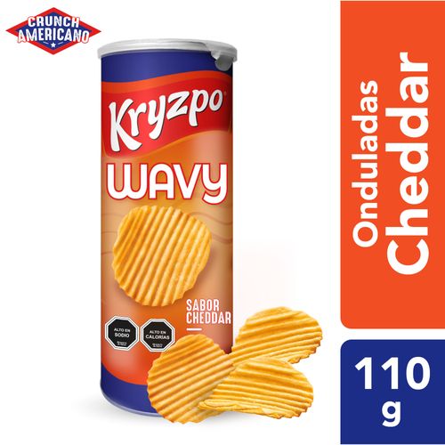 Papas Fritas Kryzpo Wavy Cheddar 110g