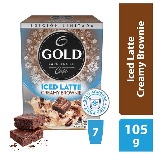 Café Tentaciones Iced Brownie Display 7 unidades
