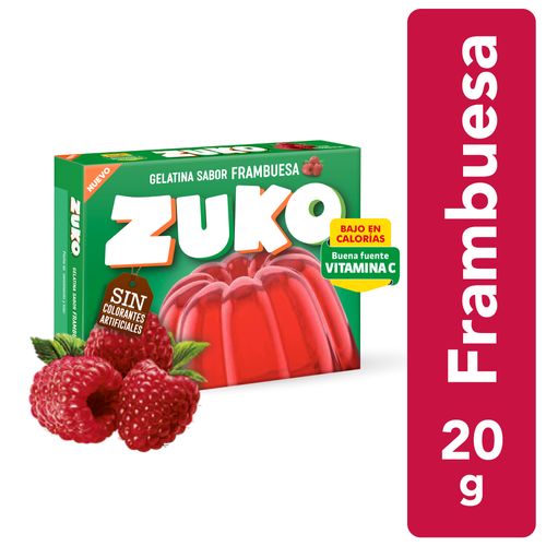 Gelatina Zuko Nac Frambuesa 15x35g