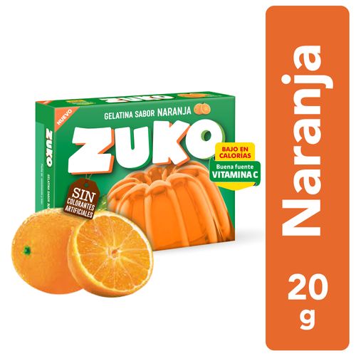 Gelatina Zuko Nac Naranja 15x35g