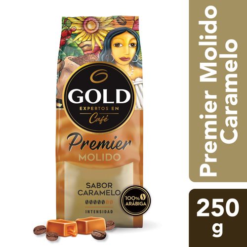 Café Gold Grano Molido Caramelo 250gr