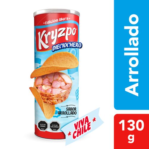 Papas Fritas Kryzpo Arrollado de Huaso 130g