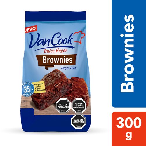 Premezcla Brownies Van Cook 300g