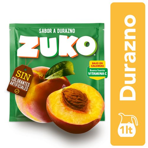 Jugo Zuko Durazno 15g c/u Display 10 unidades