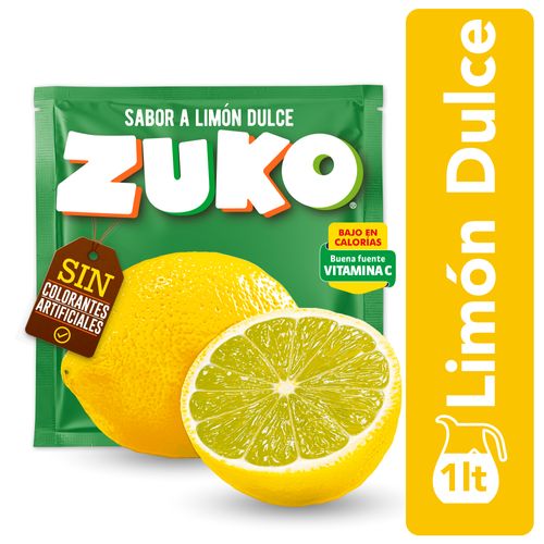 Jugo Zuko Limón Dulce 15g c/u Display 10 unidades